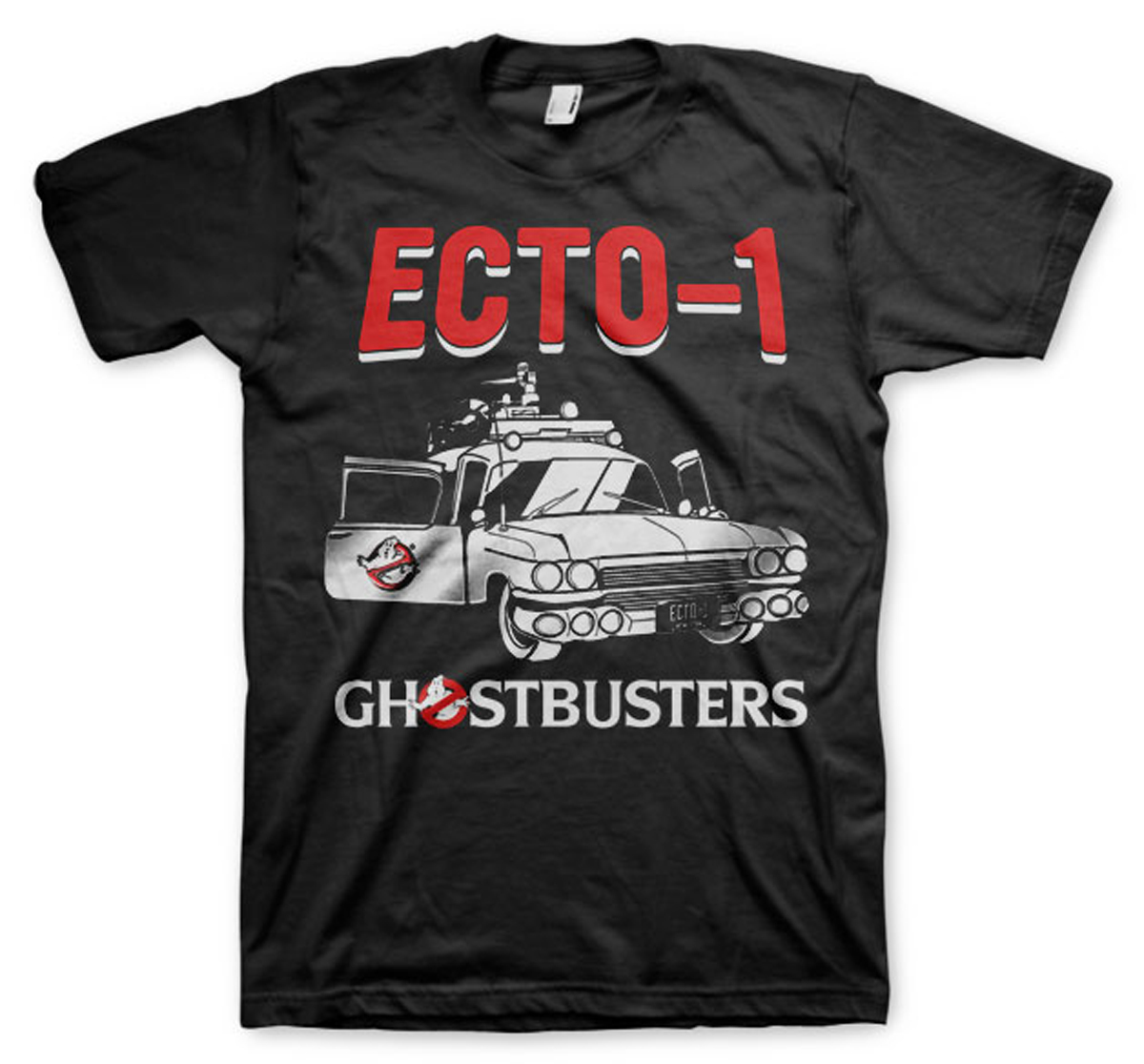 Ghostbusters Ecto 1 Hearse Official Tee T-Shirt Mens Unisex