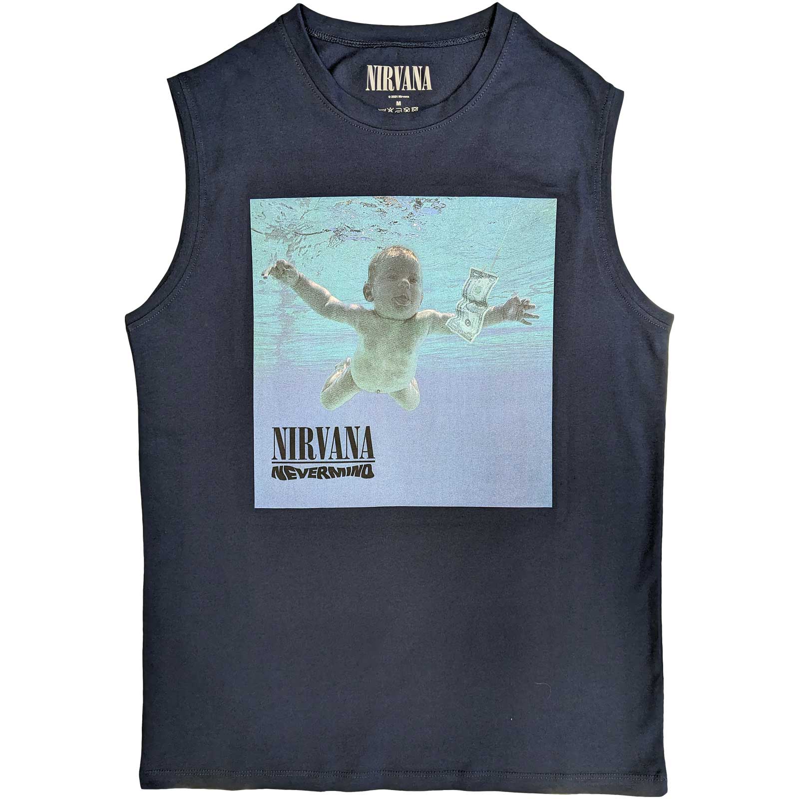Nirvana Nevermind Album Vest Official Mens T-Shirt