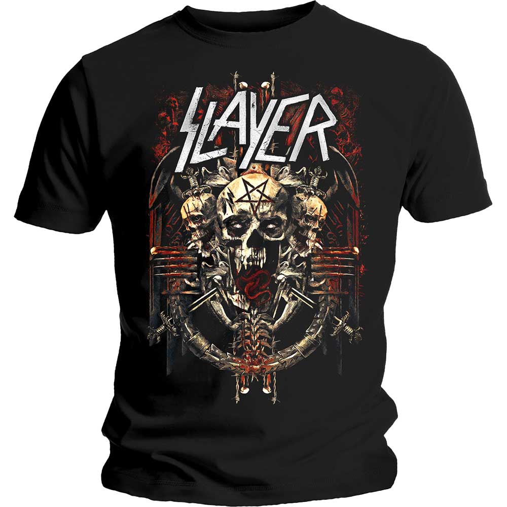 Slayer Thrash Metal Tom Araya Dave Lombardo officiel T-shirt Hommes unisexe
