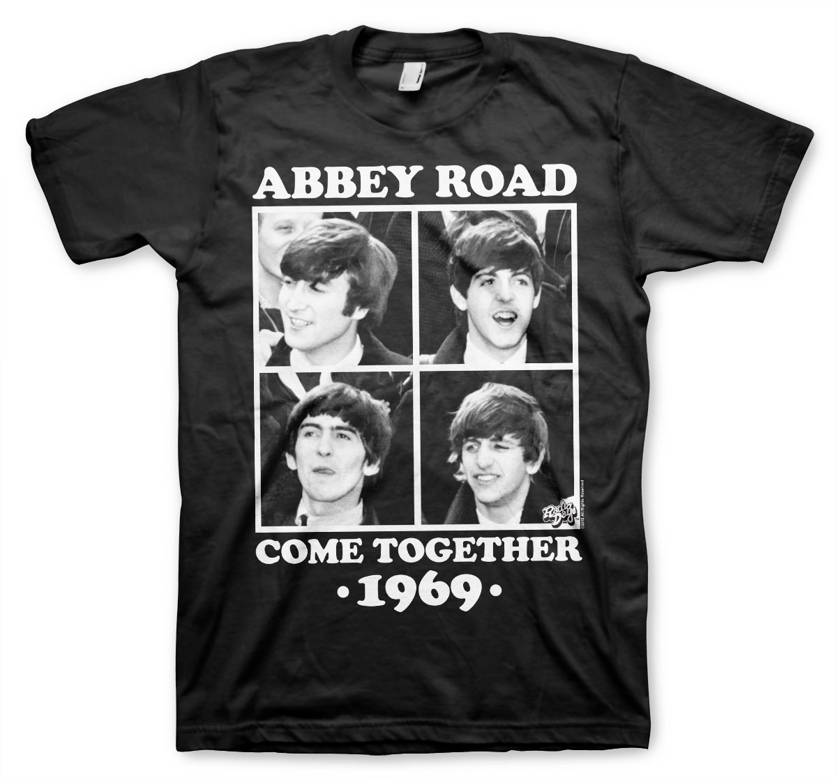 The Beatles Abbey Road Come Together 1969 Official Tee T-Shirt Mens Unisex