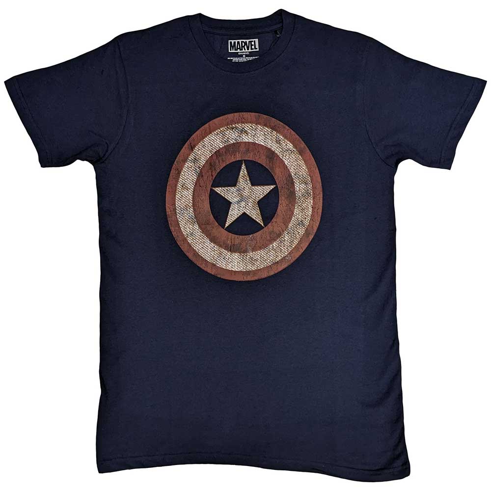 Marvel Comics Captain America Shield Official T-Shirt MenS