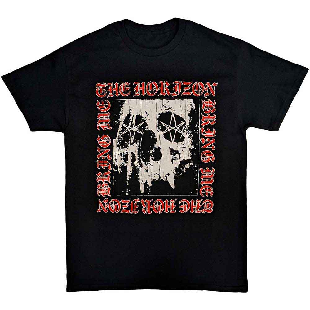 Bring Me The Horizon Metal Logo Skull Official T-Shirt MenS