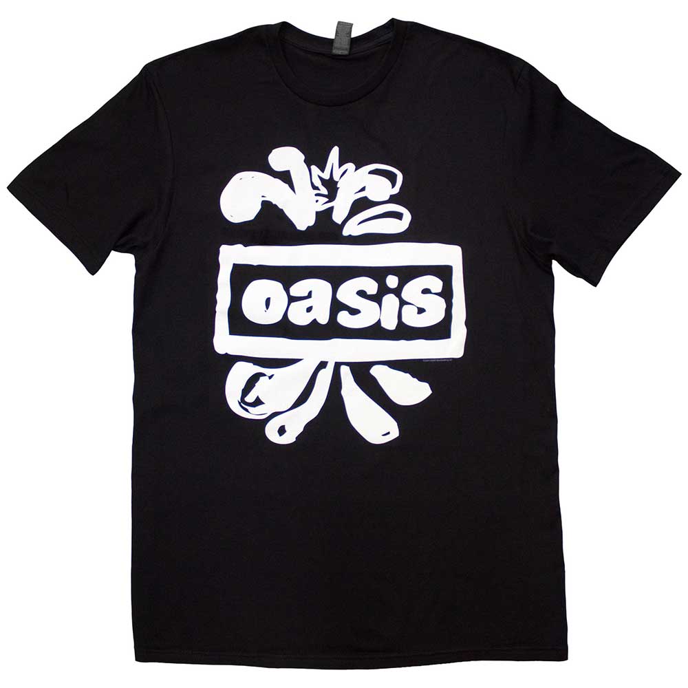Oasis Logo Splat lizenziert T-Shirt Herren