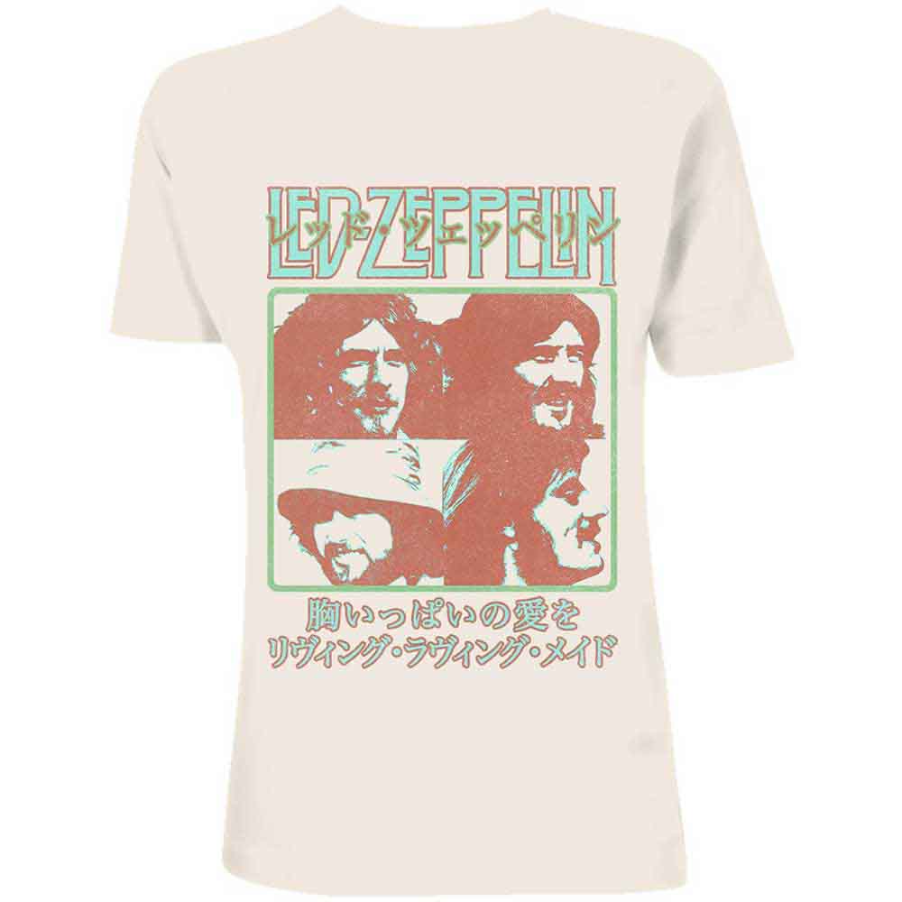 Led Zeppelin Japanese Poster Autorisé T-shirt Hommes