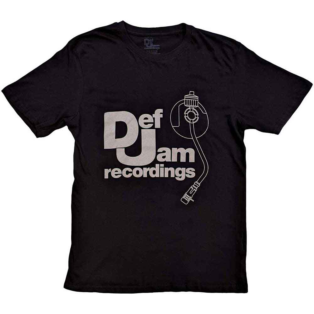 Def Jam Recordings Logo & Stylus Official Tee T-Shirt Mens