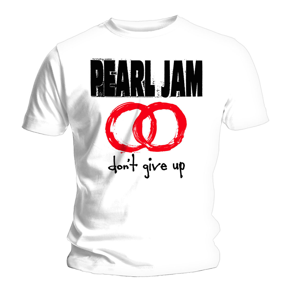 White Pearl Jam Don't Give Up Eddie Vedder Official Tee T-Shirt Mens Unisex