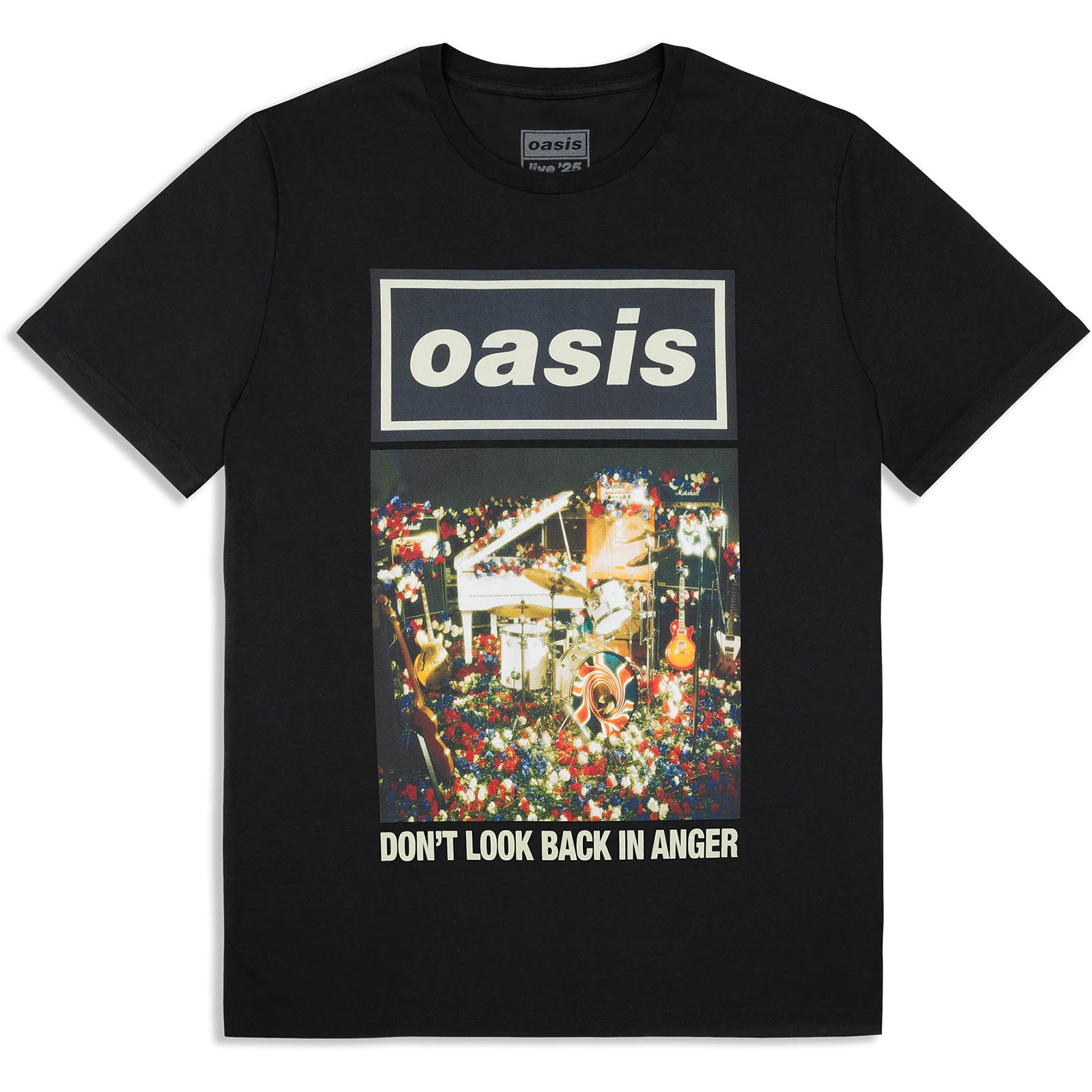 Oasis Don't Look Back In Anger Single Official T-Shirt Mens