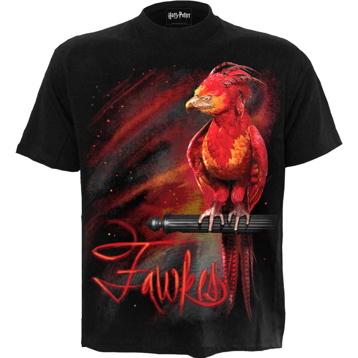 Harry Potter Fawkes Official T-Shirt Mens