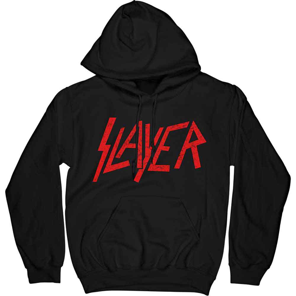 Slayer Distressed Logo lizenziert Kapuzenpullover