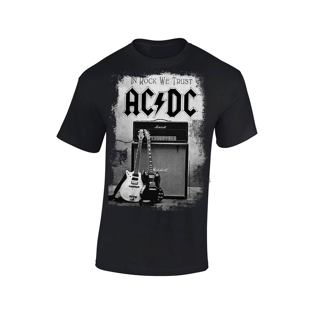 AC/DC Angus Young Marshall Gibson Brian Johnson Autorisé T-shirt Hommes