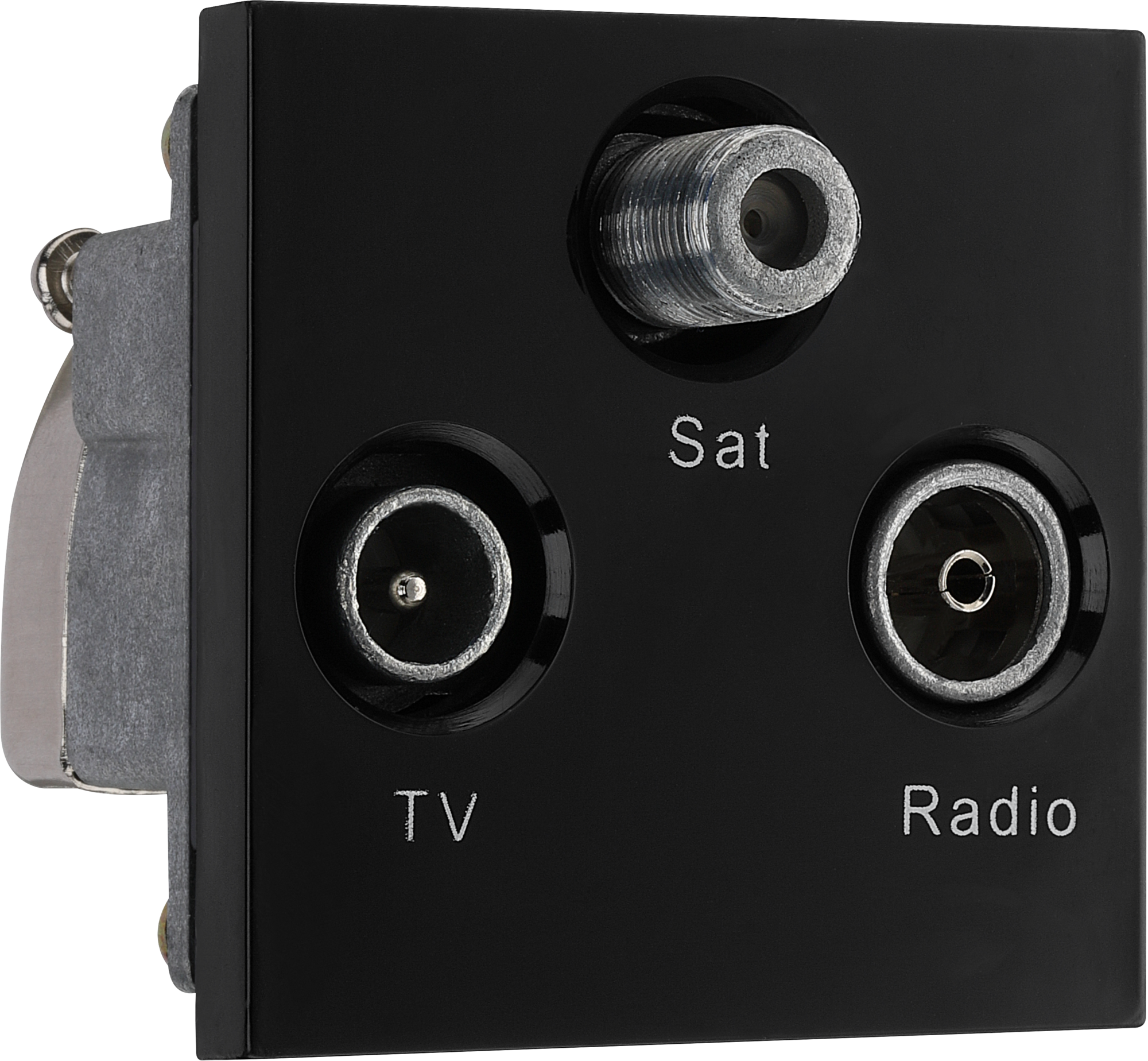 BG Black Nickel Black Euro Data Module Inserts HDMI TV SAT Cat5 Cat6 ...