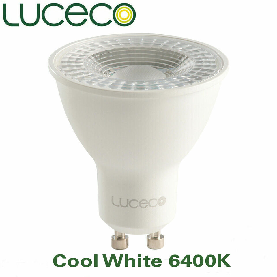 Luceco GU10 5W LED Dimmable Bulb Warm, Natural and Cool White 2700K ...