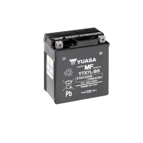 Yuasa YTX7L 6.3Ah Motorcycle Battery - Picture 1 of 8