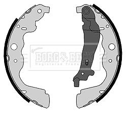 Borg & Beck BBS6399 Set Ganasce Freno Per Auto – 4 Pezzi Con Molle E Clip, Alta Qualità, Asse Anteriore O Posteriore