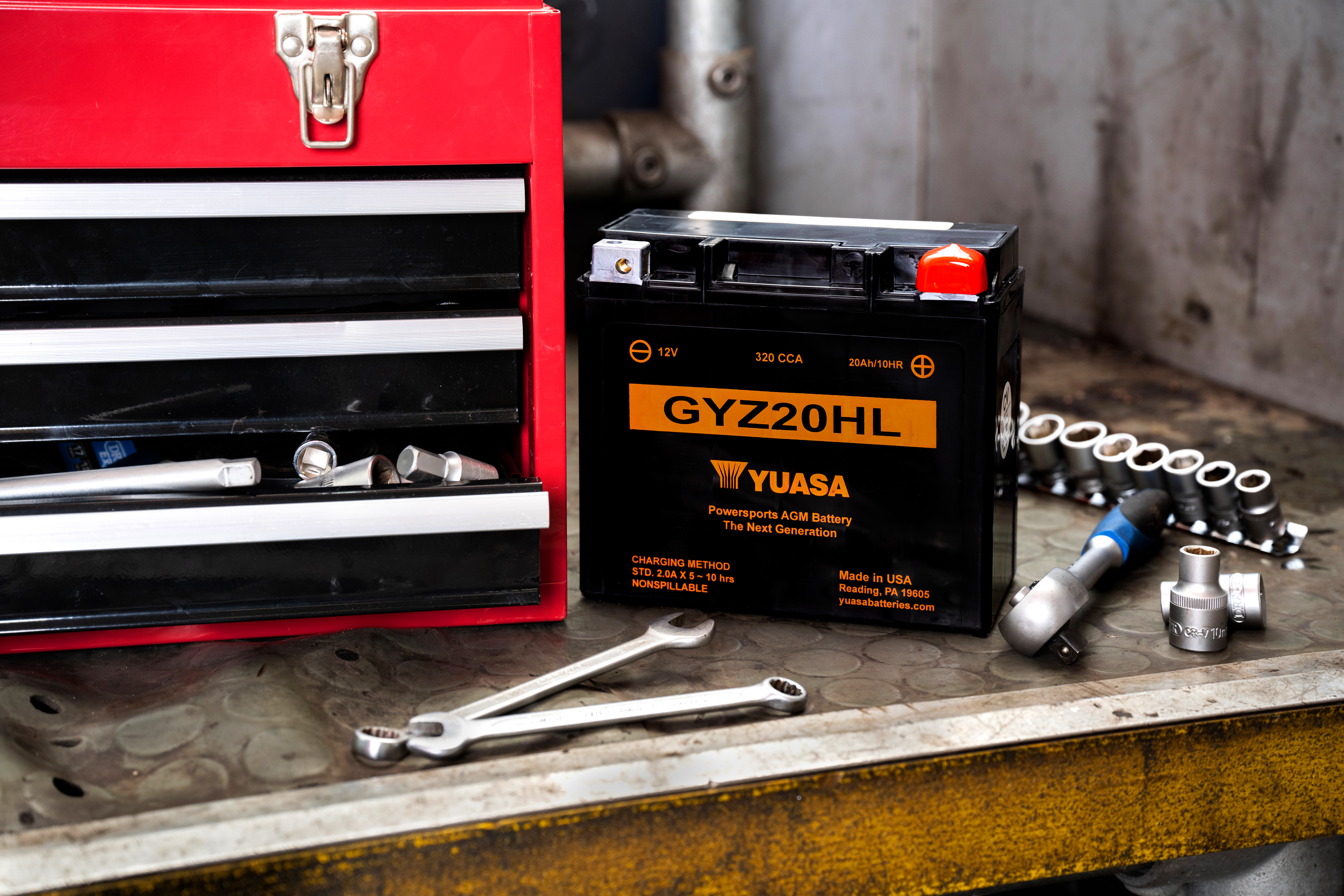 GYZ20HL (WC) 12V Yuasa High Performance MF VRLA Motorcycle Battery - Picture 3 of 7