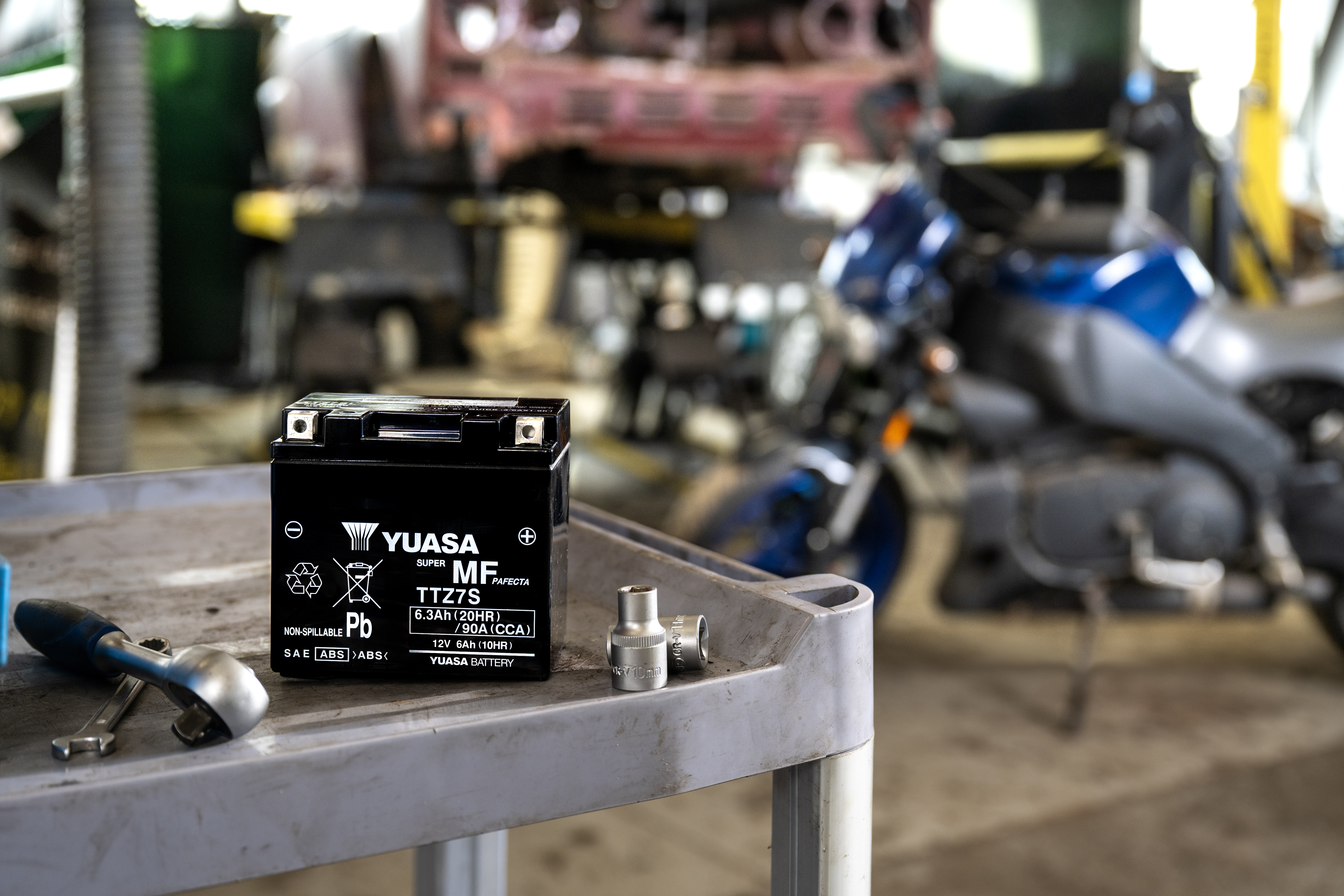 TTZ7S (WC) 12V Yuasa MF VRLA Motorcycle Battery - Picture 4 of 8