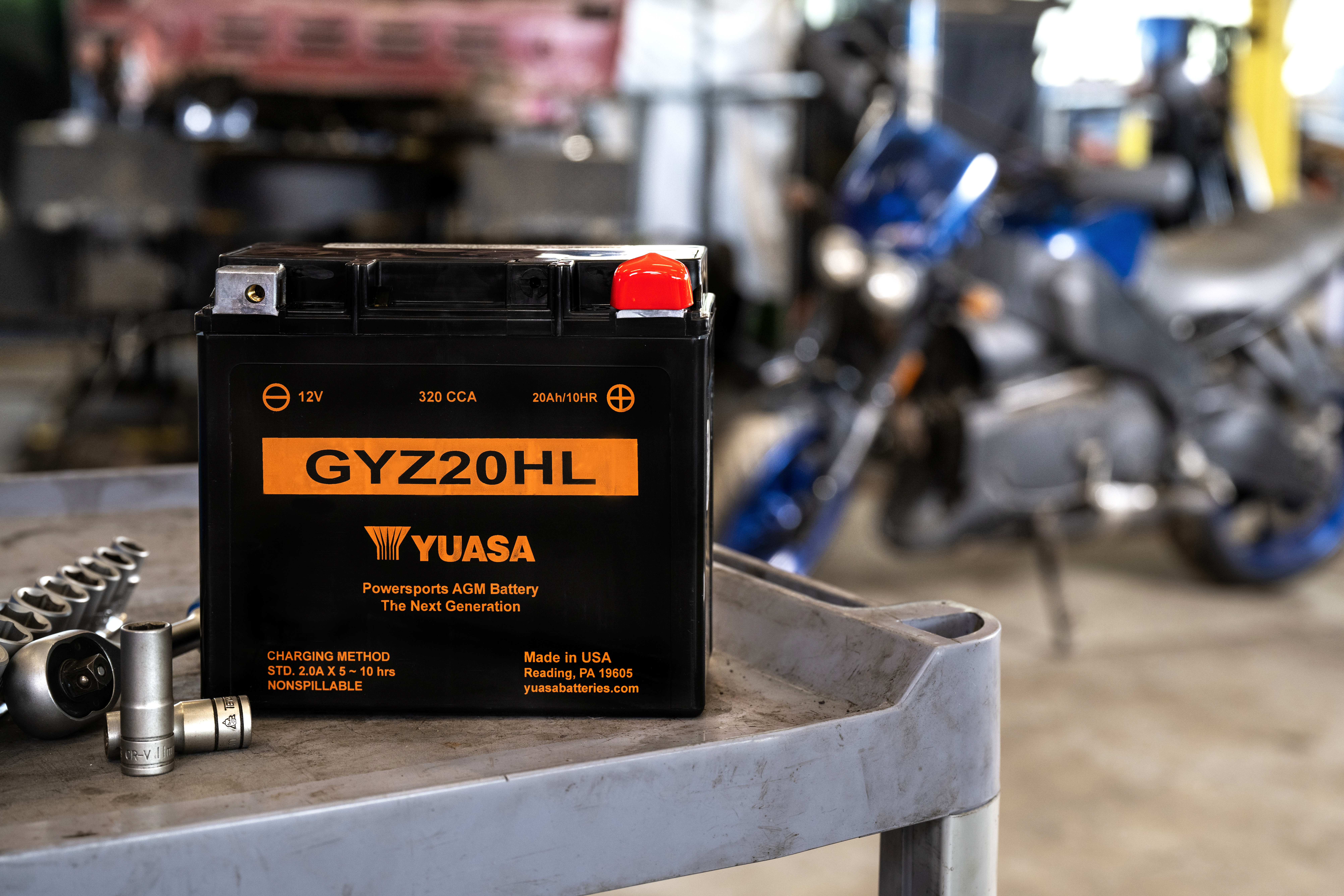 GYZ20HL (WC) 12V Yuasa High Performance MF VRLA Motorcycle Battery - Picture 4 of 7