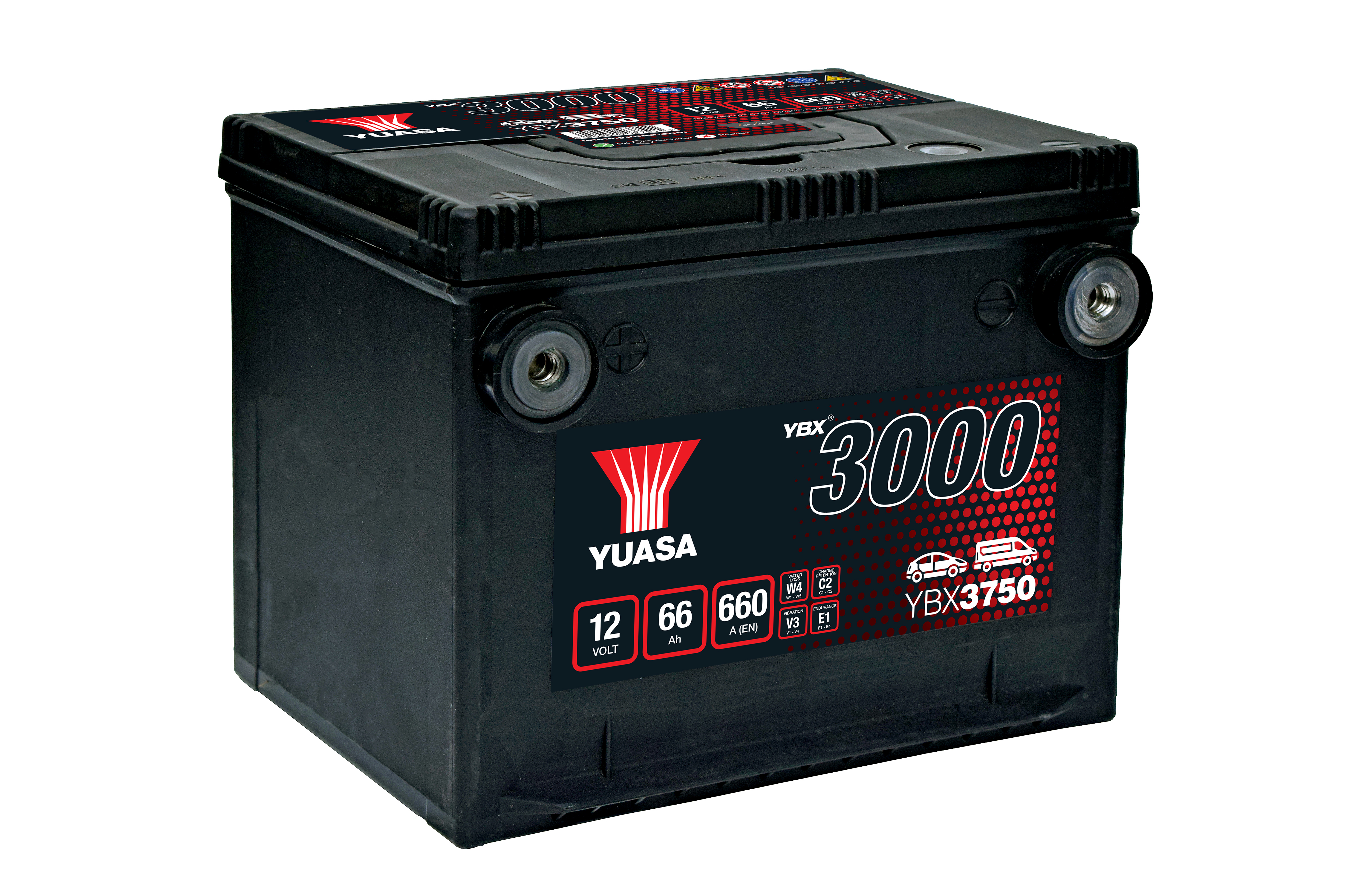 Yuasa YBX3750 - 3750 SMF Car Battery - 4 Year Warranty - Picture 1 of 9