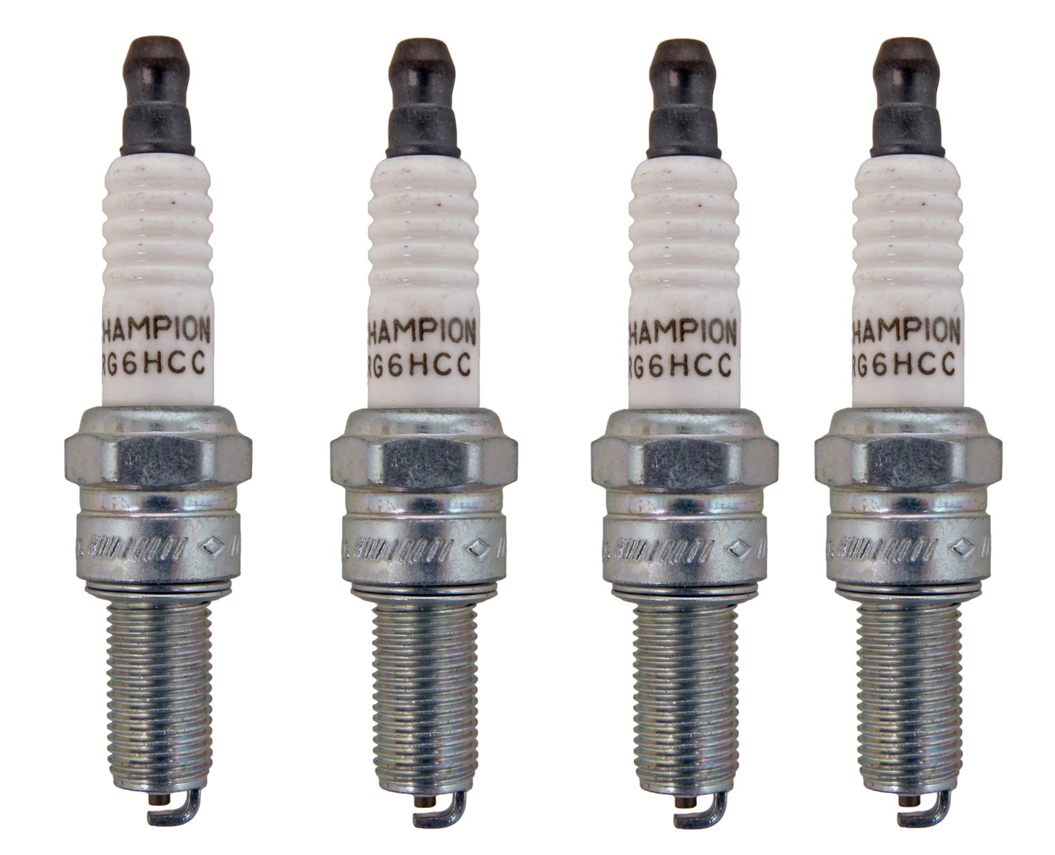 Champion Copper Plus Spark Plugs (4) RG6HCC (6R10) fits Harley