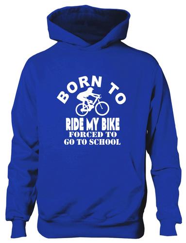 Born To Ride Bike Hoodie Girls Boys Kids Funny GiftAge 5-13 Years - Picture 12 of 48