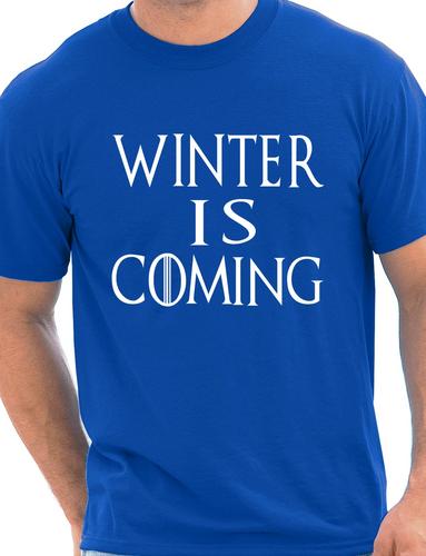 Winter Is Coming Game Of Thrones Inspired Jon Snow Mens T shirt Size S-XXL