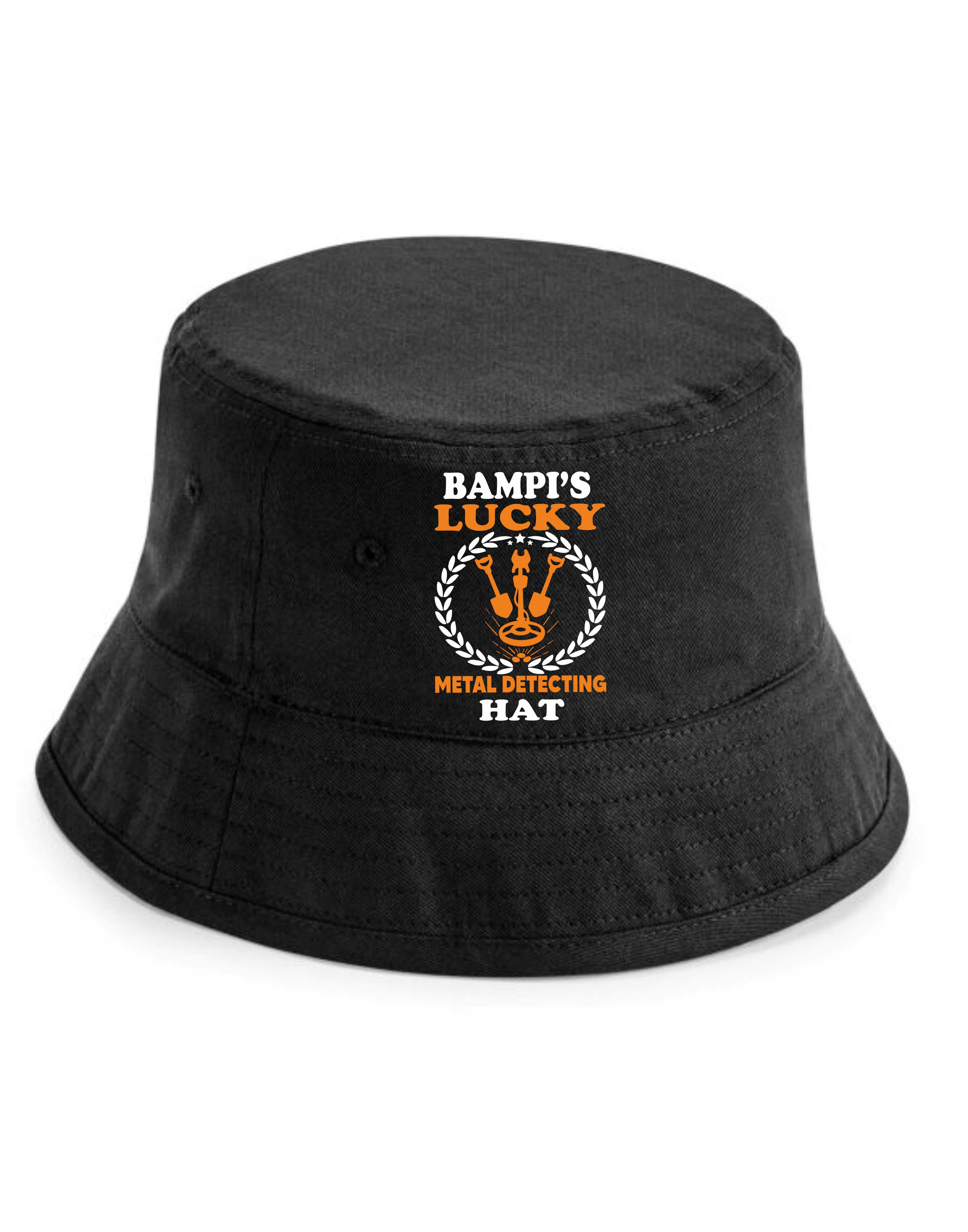 Bampi's Lucky Metal Detecting Bucket Hat Gift Father's Day Birthday - Picture 2 of 7
