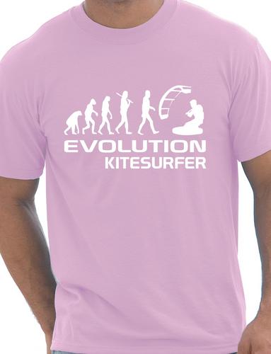 Evolution Of Kitesurfer Surfing Funny Mens T Shirt Size S-XXL