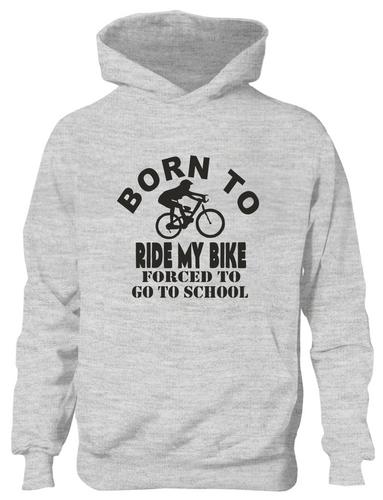 Born To Ride Bike Hoodie Girls Boys Kids Funny GiftAge 5-13 Years - Picture 20 of 48